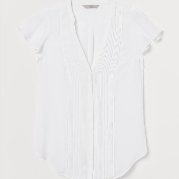 White blouse h& m new with tag - Picture 1 of 5
